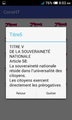 Haitian Amended Constitution android App screenshot 3