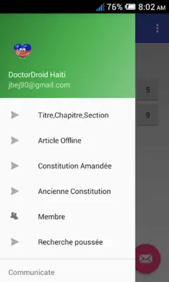 Haitian Amended Constitution android App screenshot 5