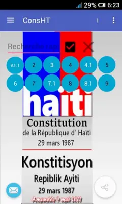 Haitian Amended Constitution android App screenshot 8